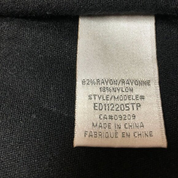 cleo Black & White Button Down Cardigan Size Petite Med - Picture 4 of 9